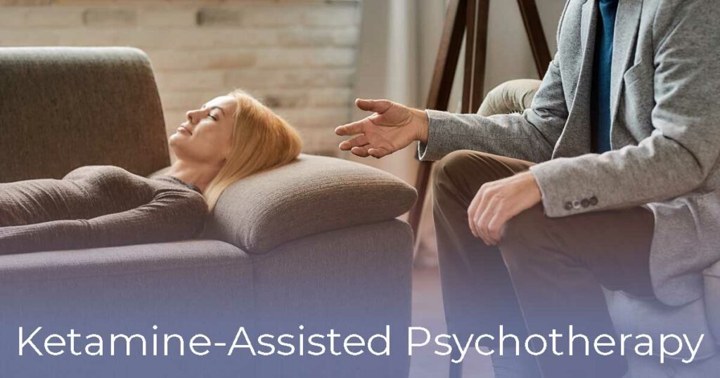 Woman recieving ketamine-assisted psychotherapy in Thousand Oaks, CA